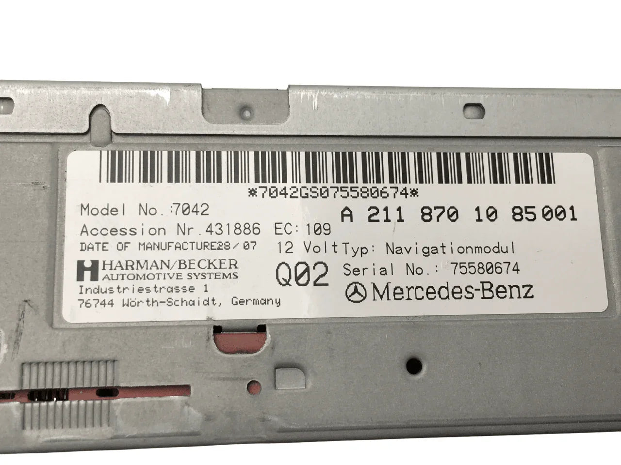 Modulo Navegacion Mercedes A2118701085