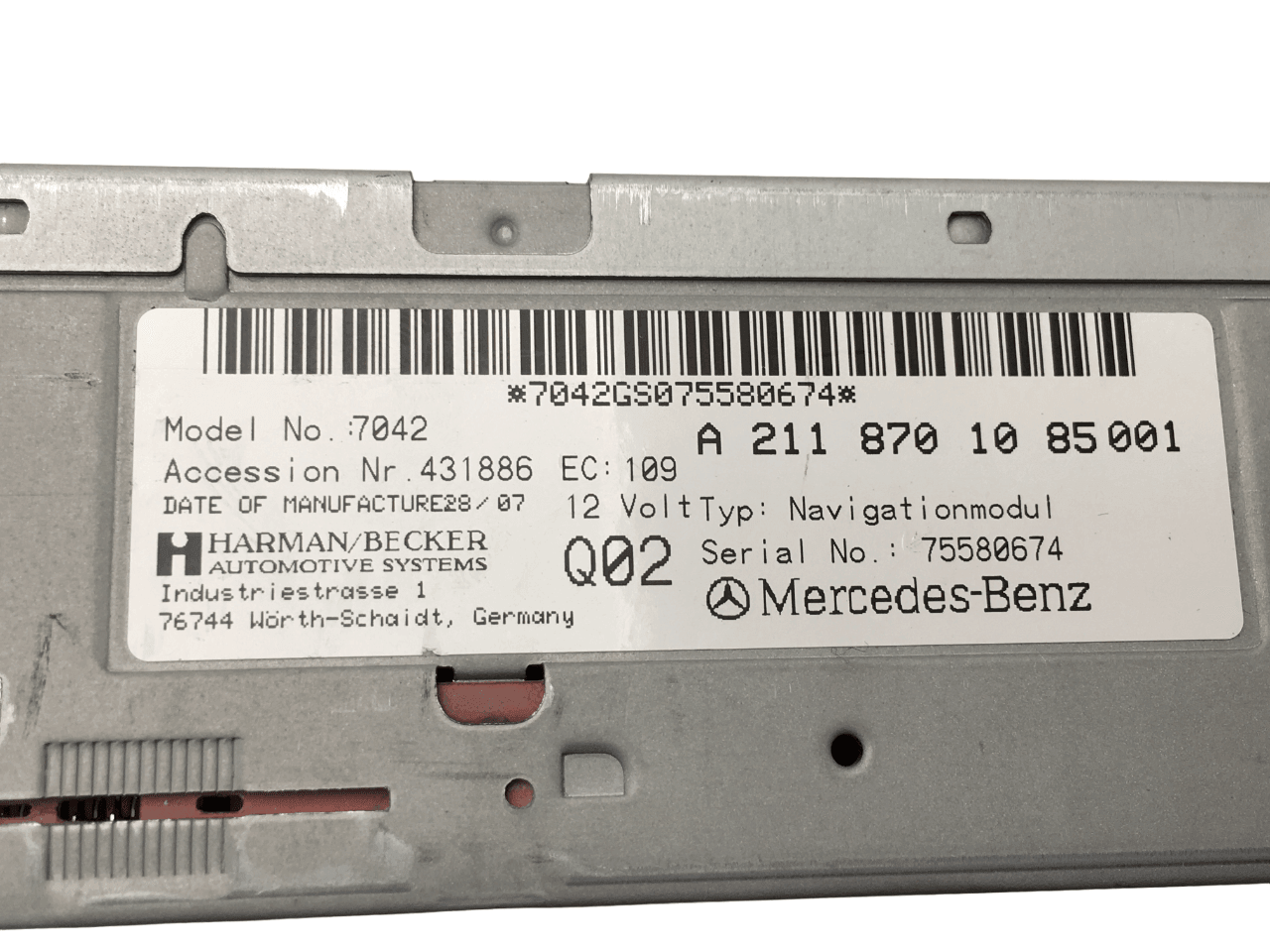 Modulo Navegacion Mercedes A2118701085 - A2118701085001