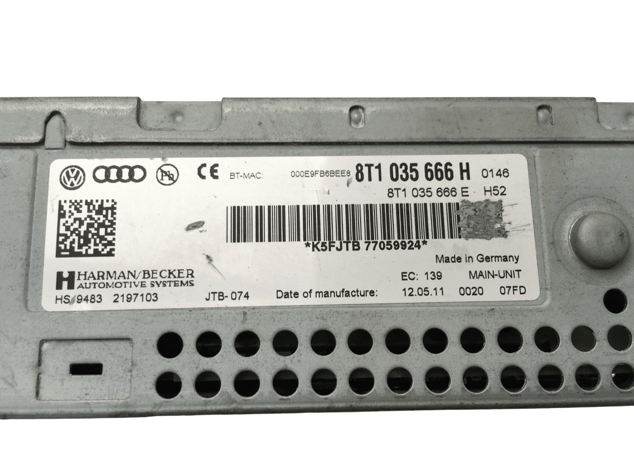 Modulo Navegador Audi 8T1035666H - 8T1035666H