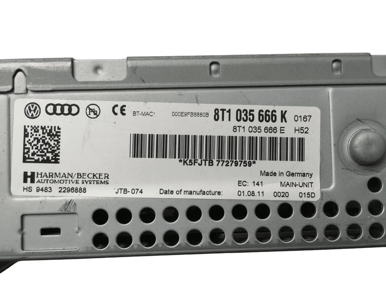 Modulo Navegador Audi 8T1035666K - 8T1035666K
