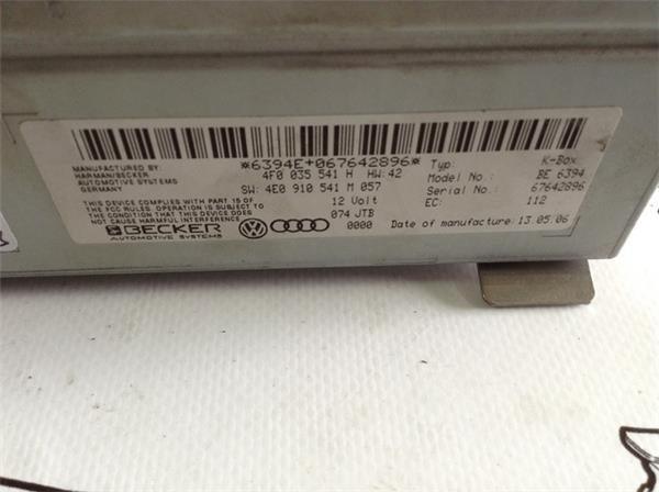 Modulo navegador audi a6 4f 4f0035541h - 4f0035541h