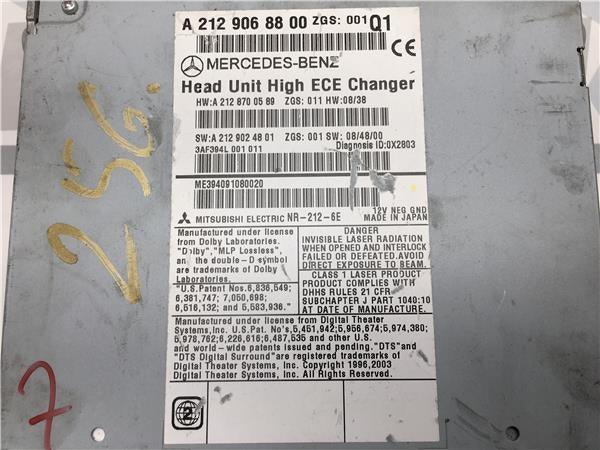 Modulo Navegador Mercedes a2129068800