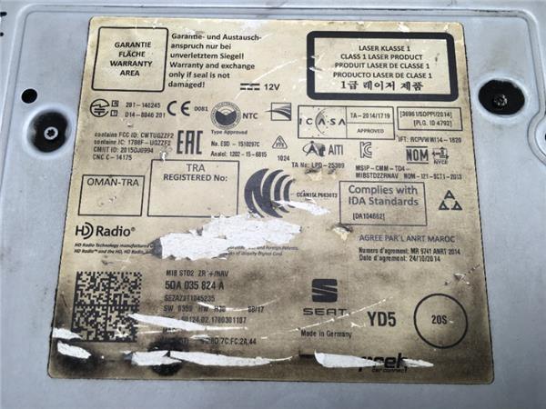 Modulo navegador Seat Leon III 5F - 5qa035824a