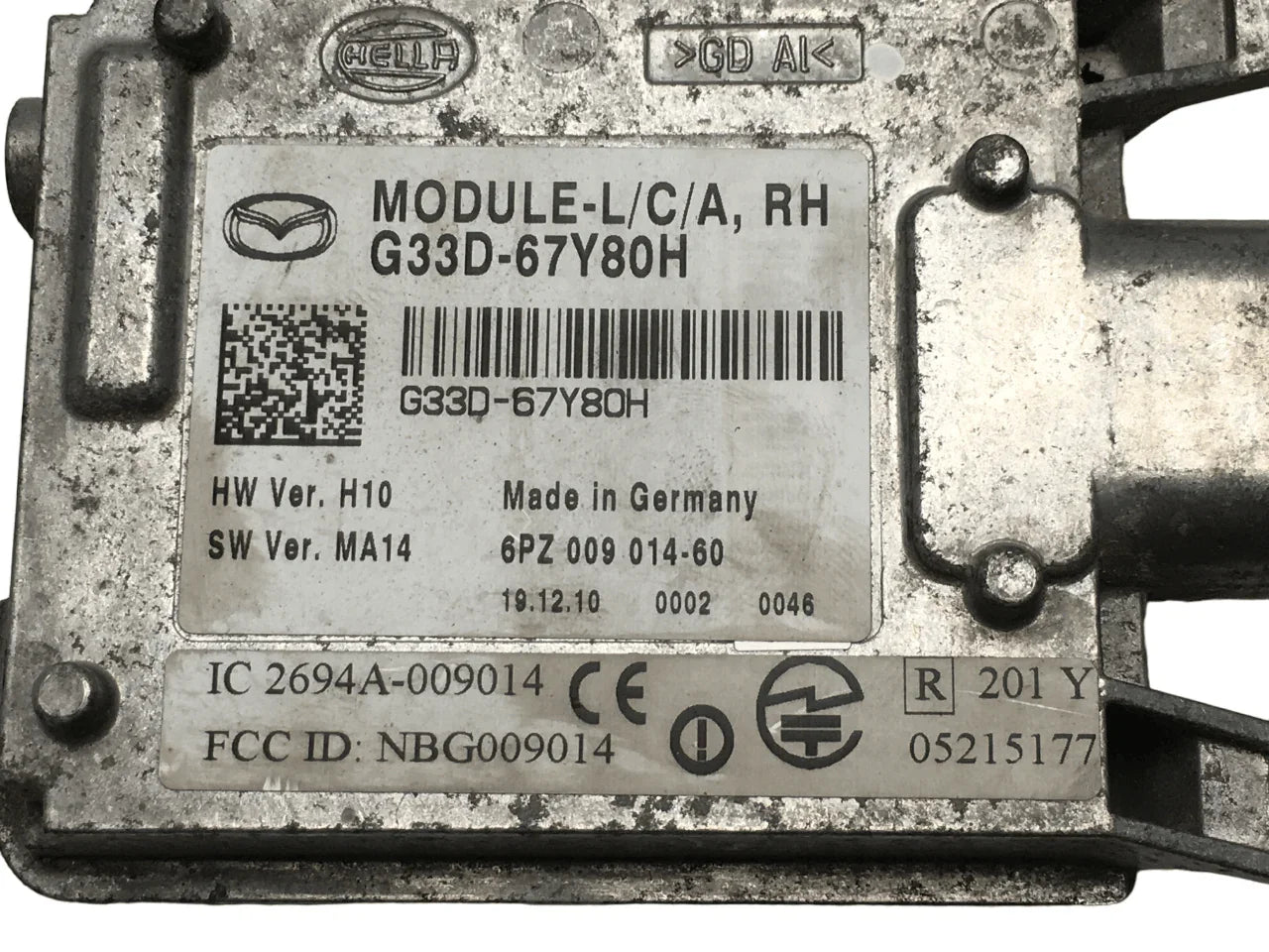 Modulo Radar Mazda G33D67Y80H