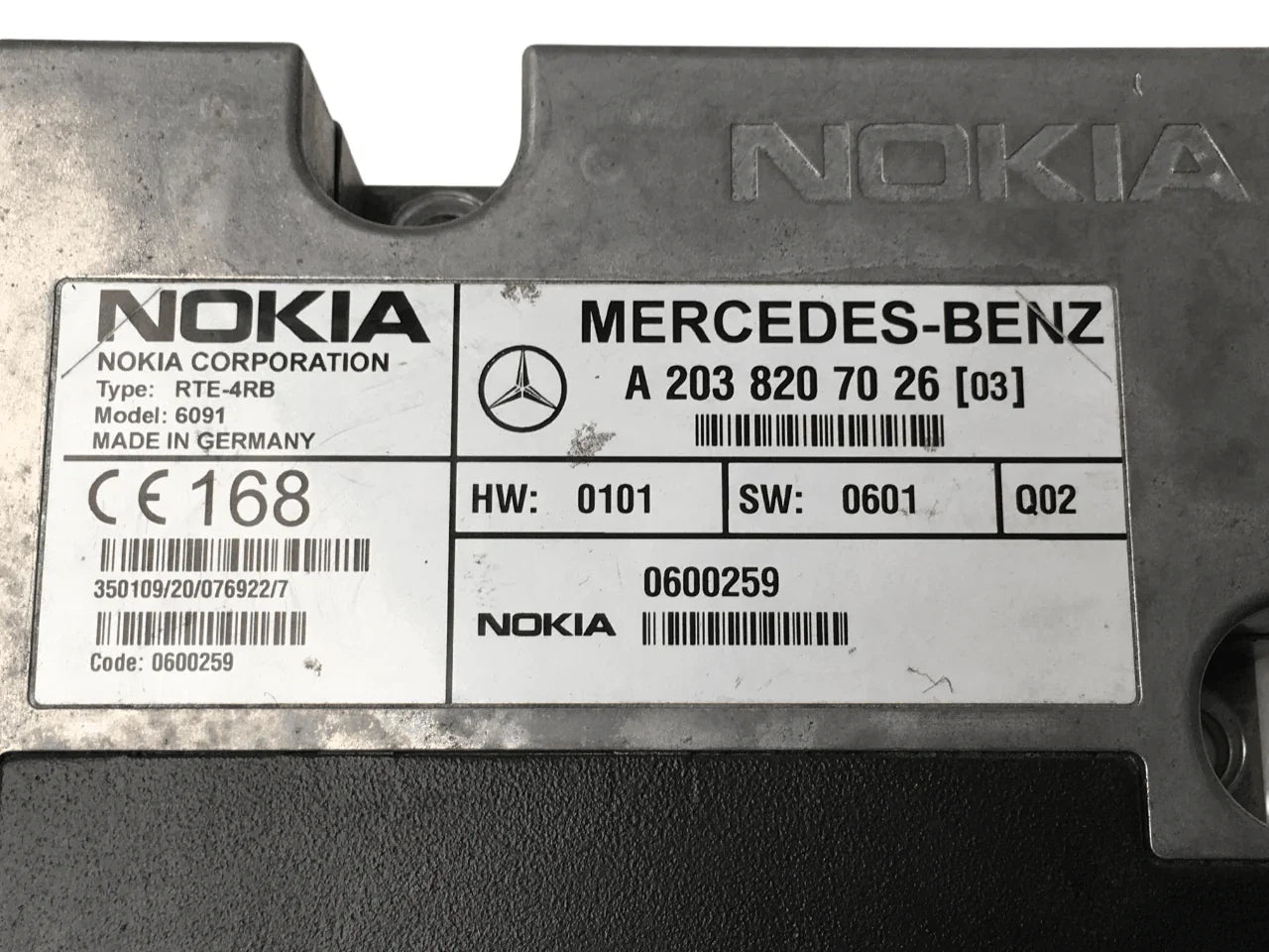 Modulo telefono Mercedes A2038207026