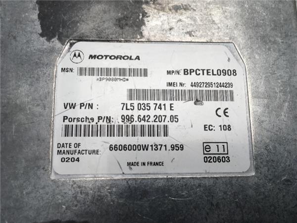Modulo telefono Porsche Cayenne 7L 955 - 99664220705