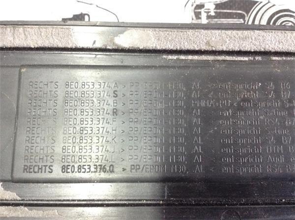 Moldura puerta audi a4 b7 s-line - 