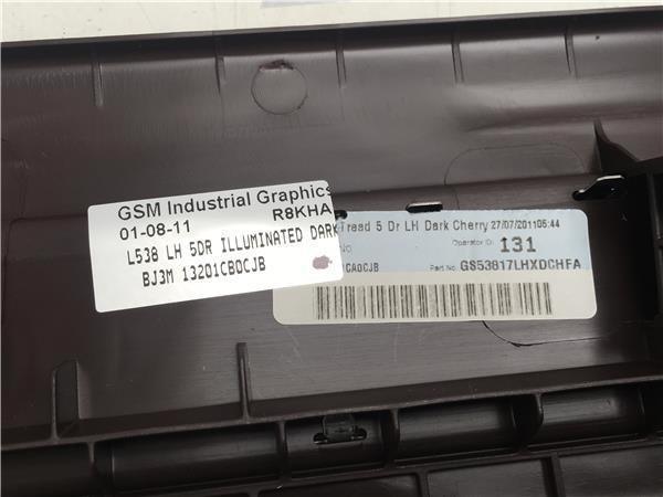 Moldura Puerta NEGRA LED Range Rover