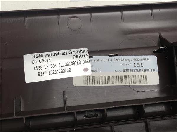 Moldura Puerta NEGRA LED Range Rover - R8KHA