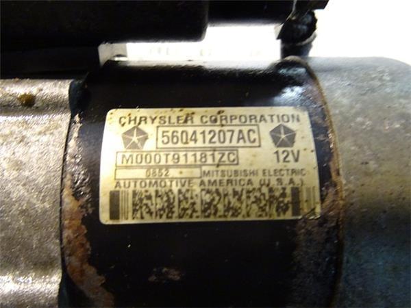 Motor arranque chrysler m000t91181zc - m000t91181zc