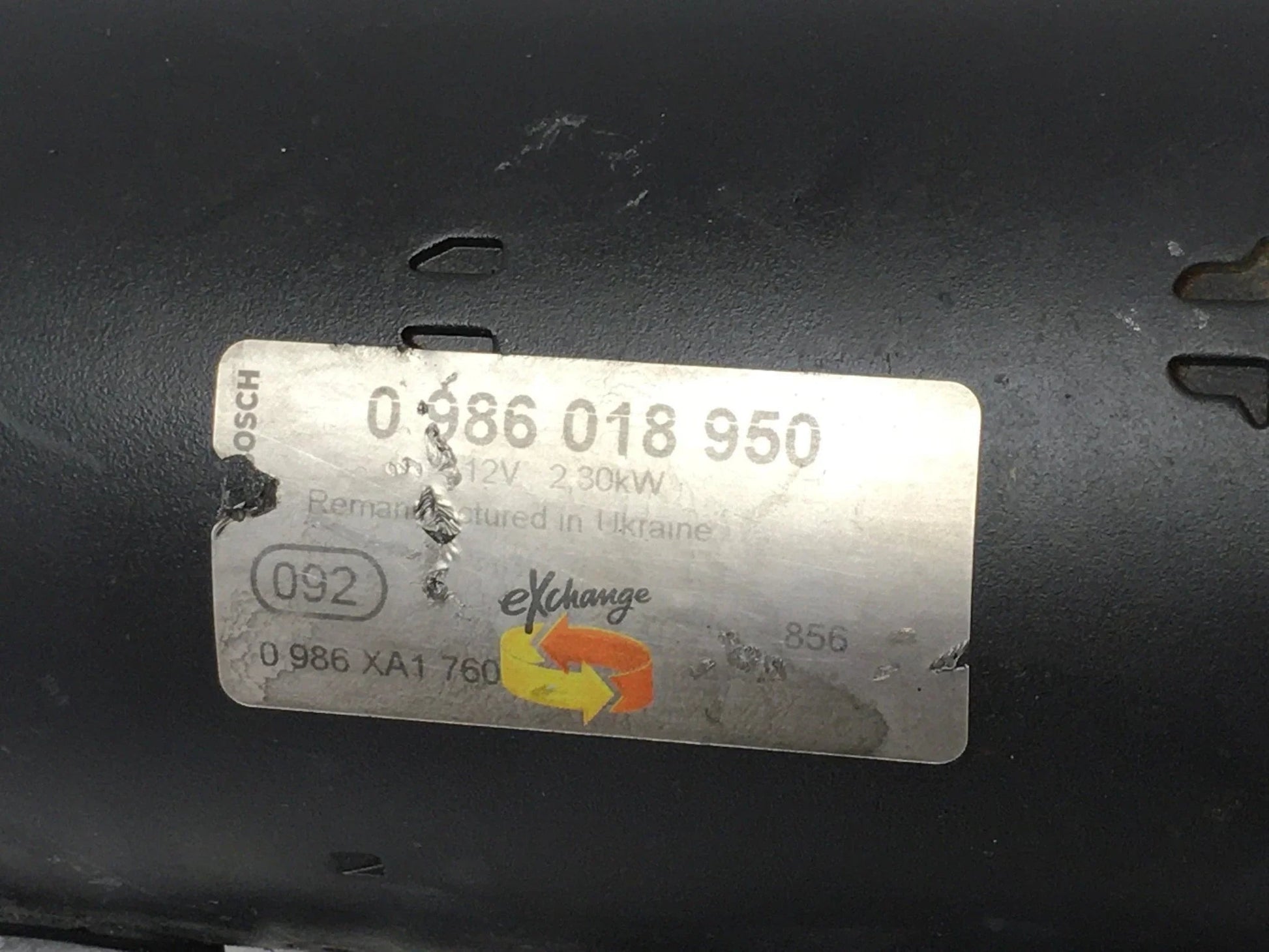 Motor arranque Iveco 0986018950