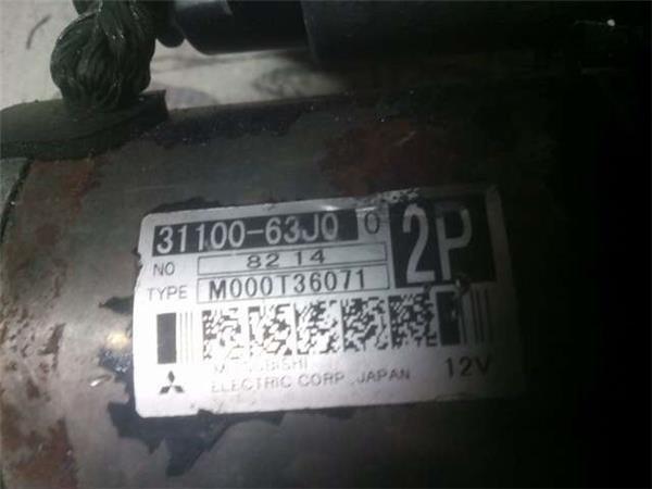 Motor arranque suzuki jimny/sx4/swift - m000t36071