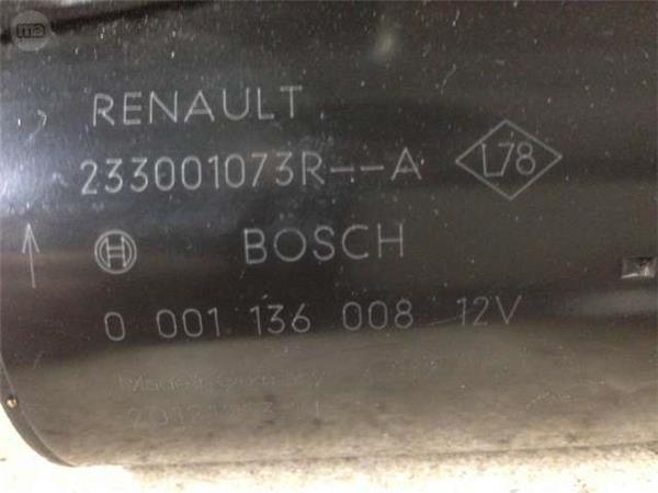 MOTOR DE ARRANQUE 0 001 136 008, 1.5DCI - 0001136008