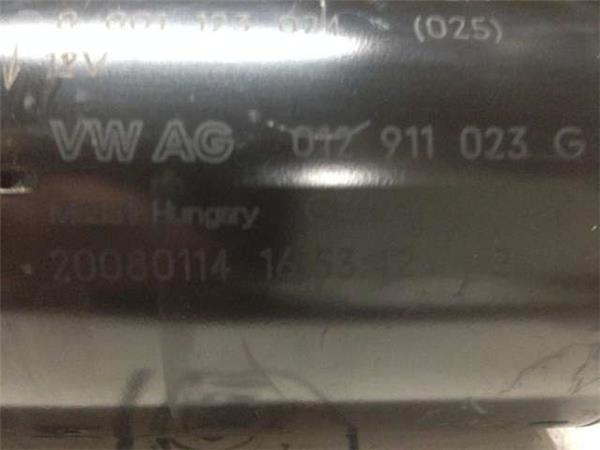 Motor de arranque audi/vw/porsche 3.6 - 0001123024