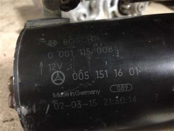 Motor de arranque bmw clase a/vaneo - 09860181800051511601a005151160106352108217000011082170051517401a00515174010051511601
