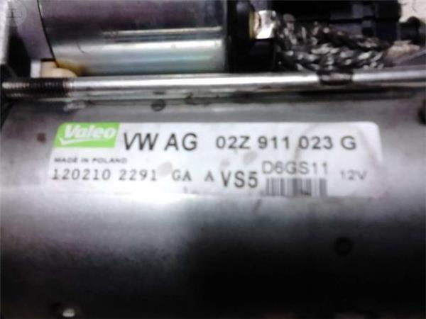 Motor de arranque grupo vag 02z911023g - 02z911023g
