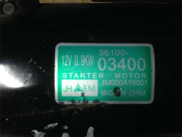 Motor de arranque hyundai/kia 1.0/1.2 - 3610003400
