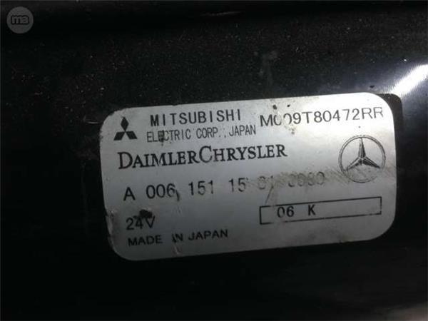 Motor de arranque mercedes actros 12/16l - a0061511501