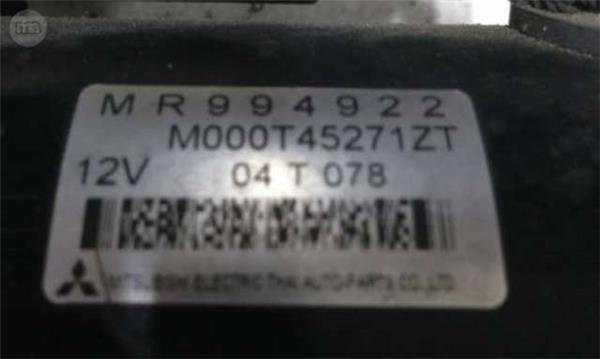Motor de arranque mitsubishi/smart - mr994922