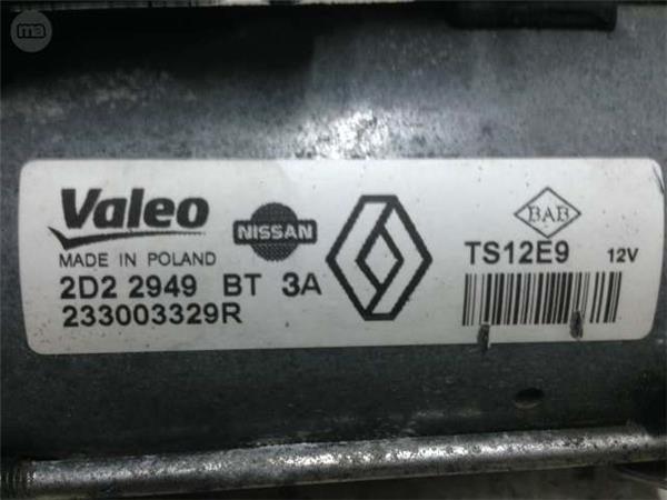 Motor de arranque nissan/renault 1.5dci - 233003329r