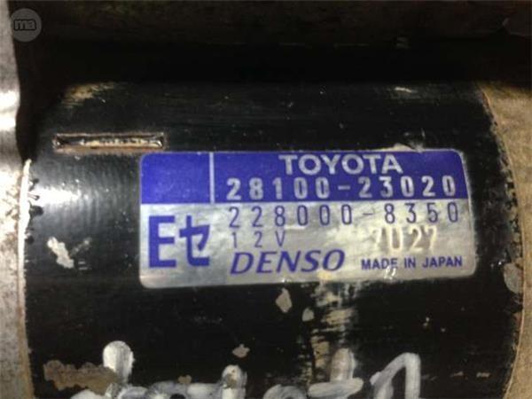 Motor de arranque toyota yaris/vitz 1.0 - 2810023020