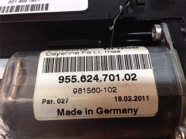 Motor elevalunas del izq cayenne 955 - 95562470102