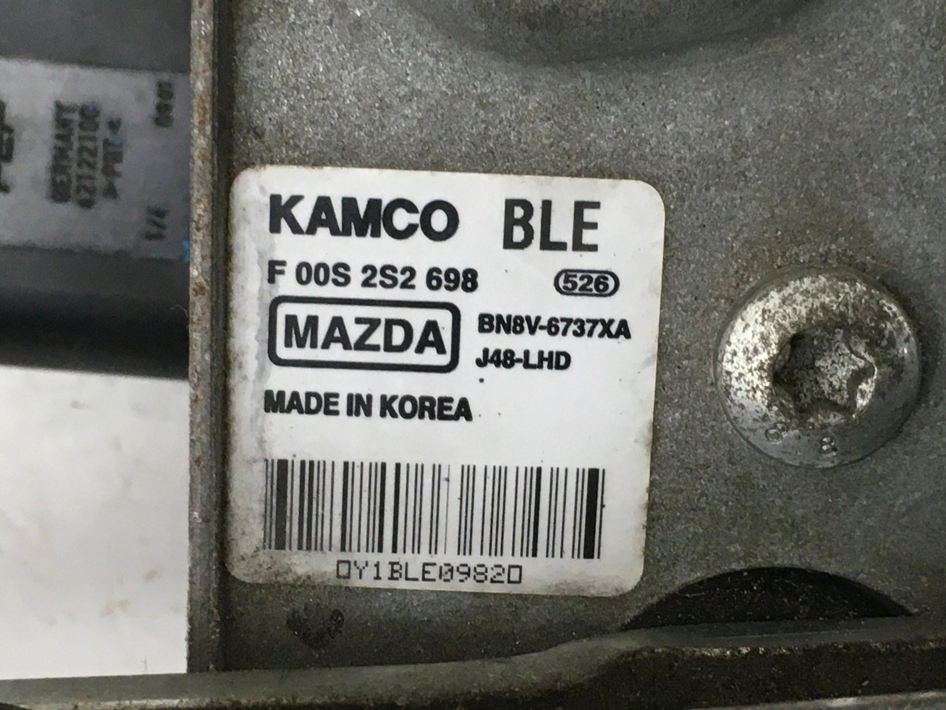 Motor limpia parabrisas Mazda 3 - F00S2S2698