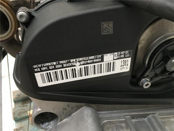 Motor VW 1.5 TSI 150cv DPC - DPC