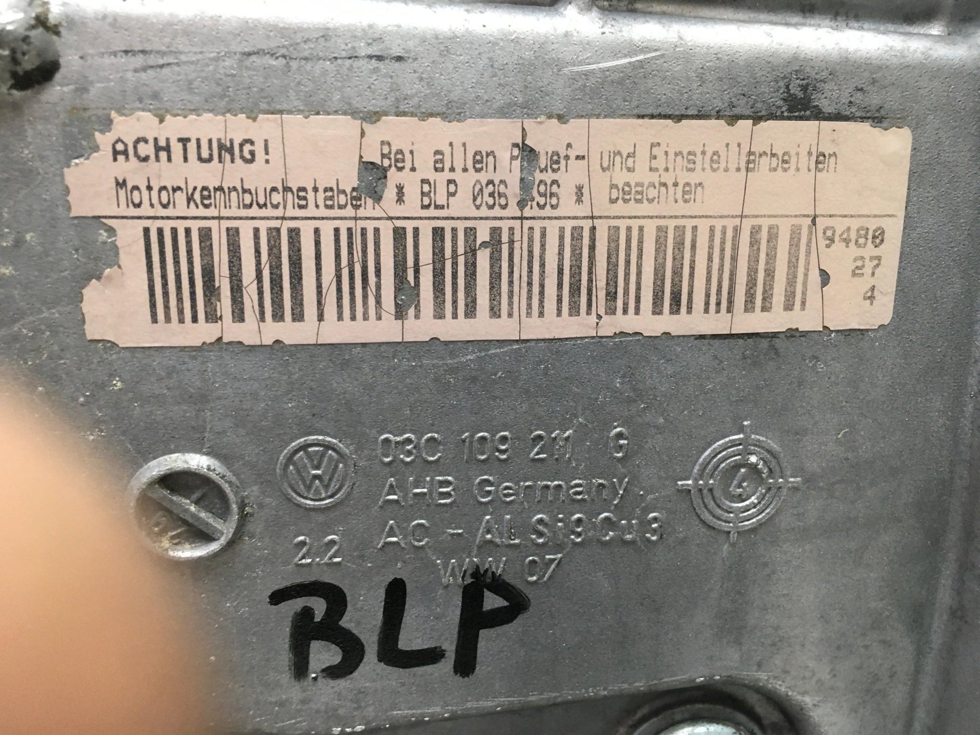 Motor VW 1.6 FSI BLP - BLP