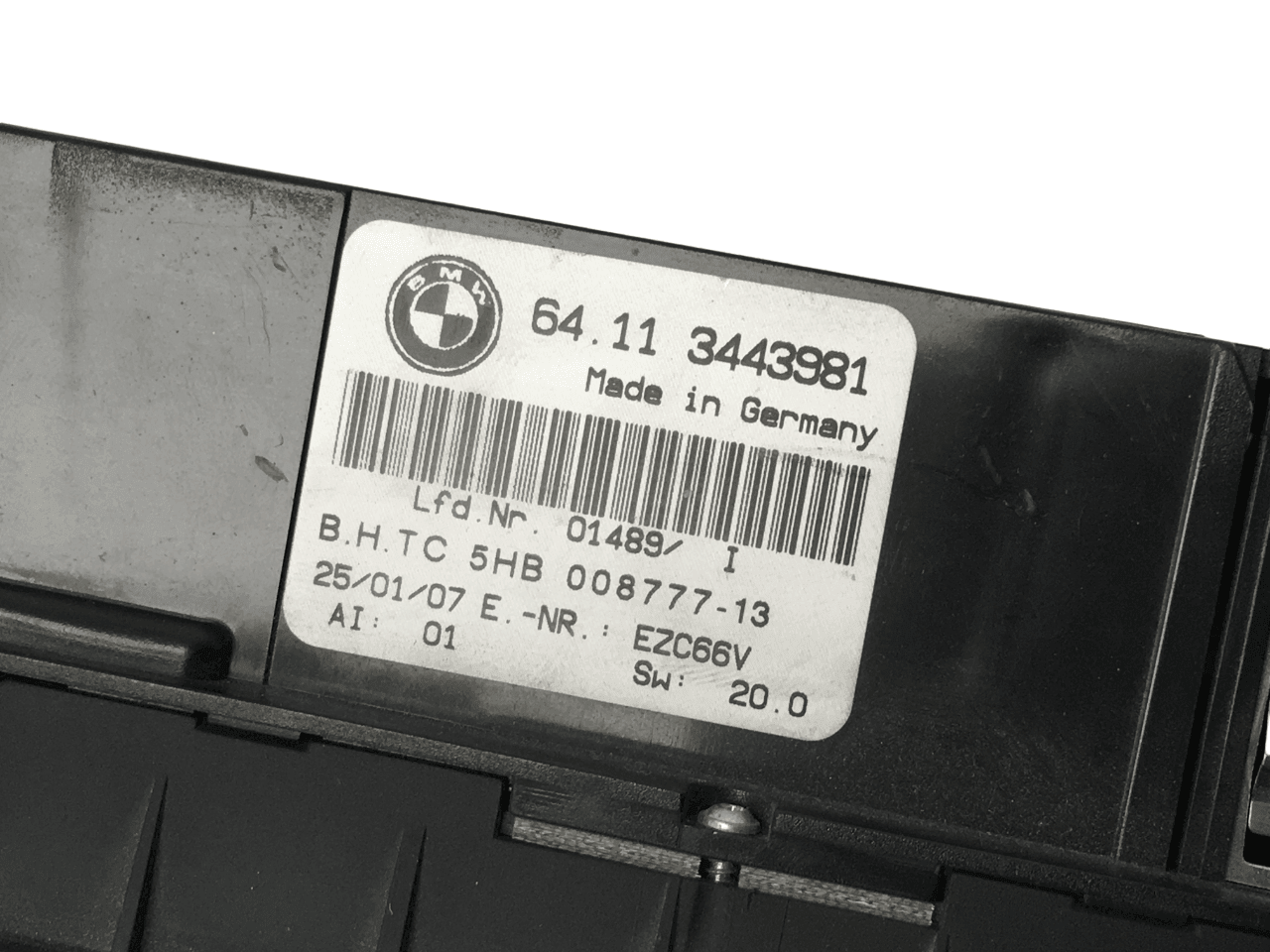 Panel Clima Bmw 64113443981 - 64113443981