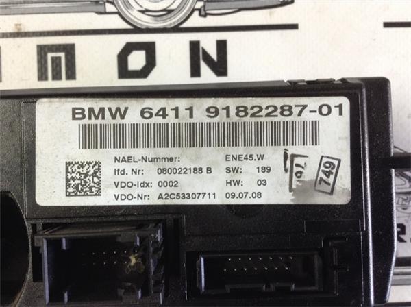 Panel climatizador bmw 64119182287-01 - 64119182287-01