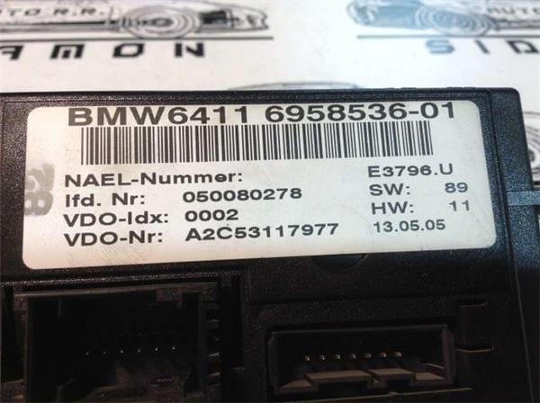 Panel climatizador bmw serie 1 e87 - 6411 6958536-01