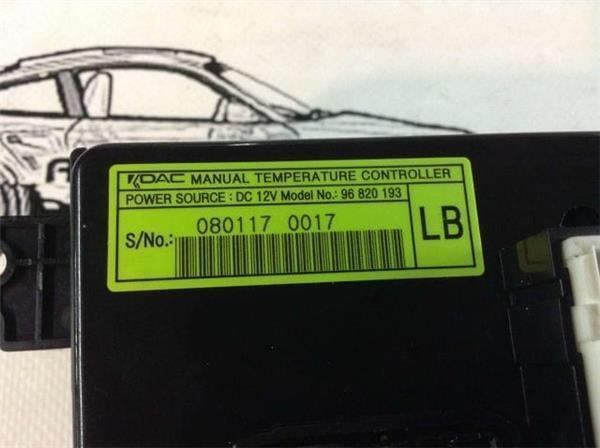 Panel climatizador chevrolet captiva - 96820193