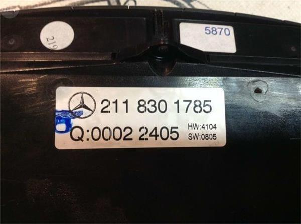 Panel climatizador mercedes e w211 - 2118301785
