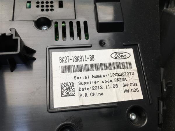 Panel control radio Ford bk2t18k811bb - bk2t18k811bb