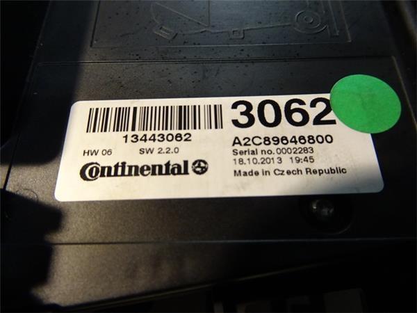 Panel controles navegador opel 13443062 - 13443062