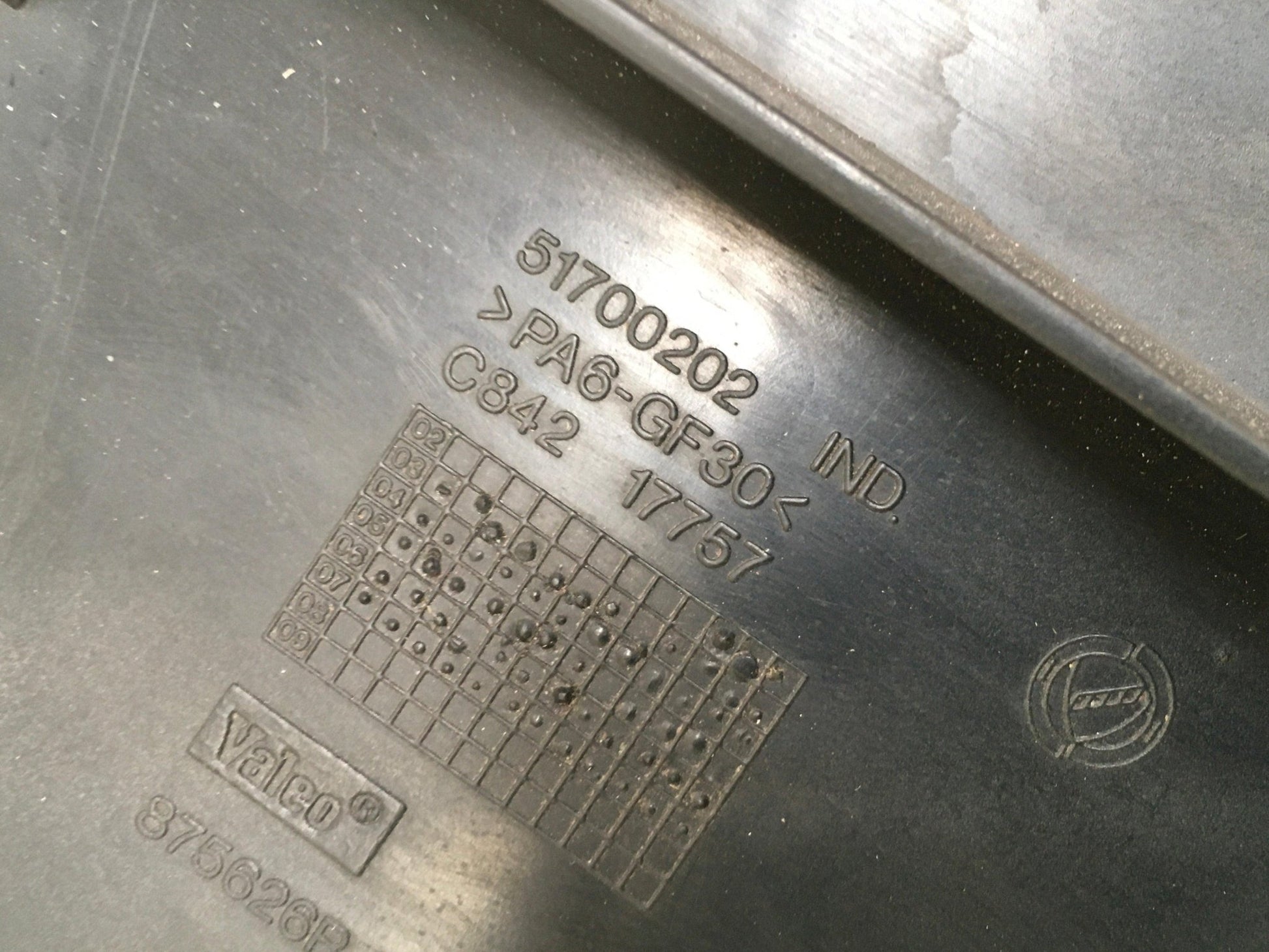 Panel frontal Fiat Panda II - 51700202