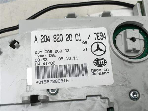 Panel luz interior mercedes c w204 - A2048202001