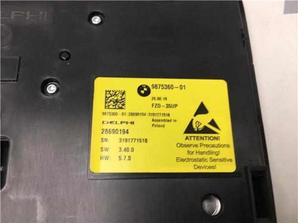 Panel luz techo interior Bmw 9875360-01 - 9875360-01