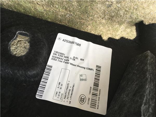 Panel maletero Izquierdo Mercedes GLC - a2536807500