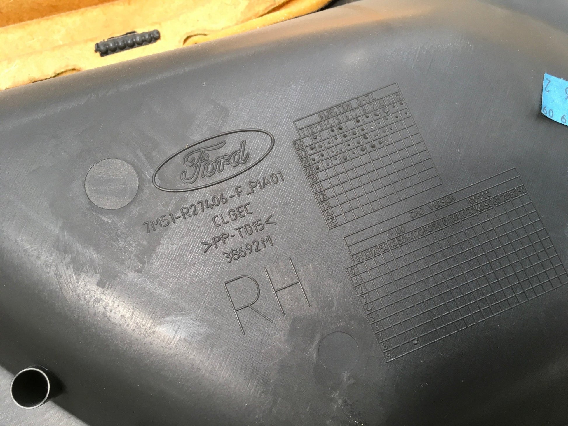 Panel Puerta tra derecha Ford Kuga - 7M51R27406F