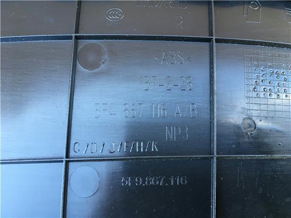 Panel puerta trasero derecho Seat Leon I - 5F9867116