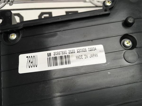 Panel radio opel insignia 20997890 - 20997890