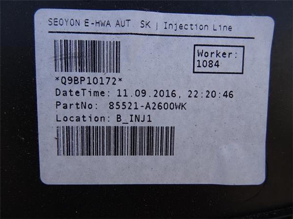 Panel trasero derecho kia pro ceed gt - 85521a2600wk