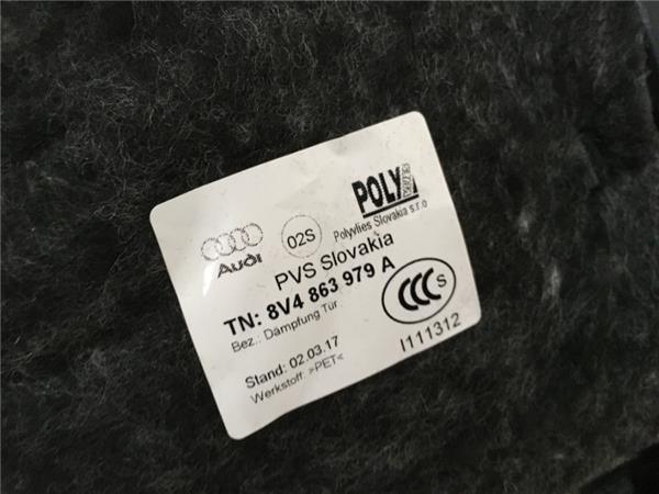 Paneles puerta Audi A3 8V - 8v4863979a