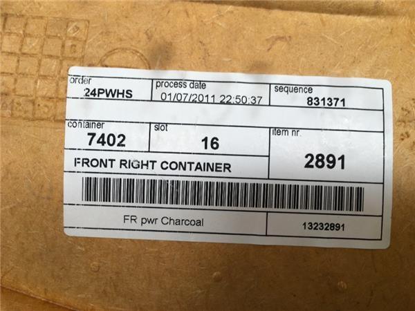 Paneles puerta Opel Corsa D - 13232891