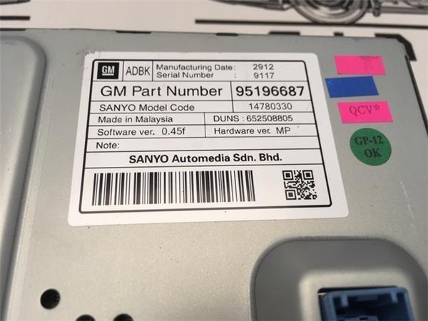 Pantalla multifuncion opel insignia - 95196687