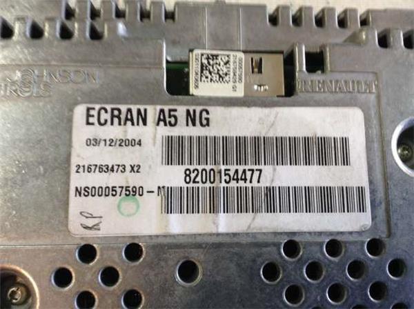 Pantalla multifuncion renault espace iv - 8200154477