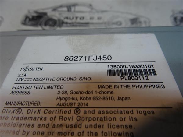 Pantalla navegador suvaru xv - 86271fj450