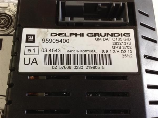 Pantalla opel antara 95905400 - 95905400